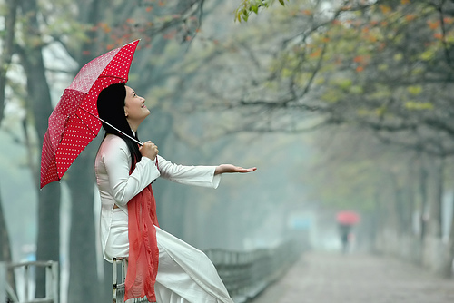 Rainy reason in Vietnam