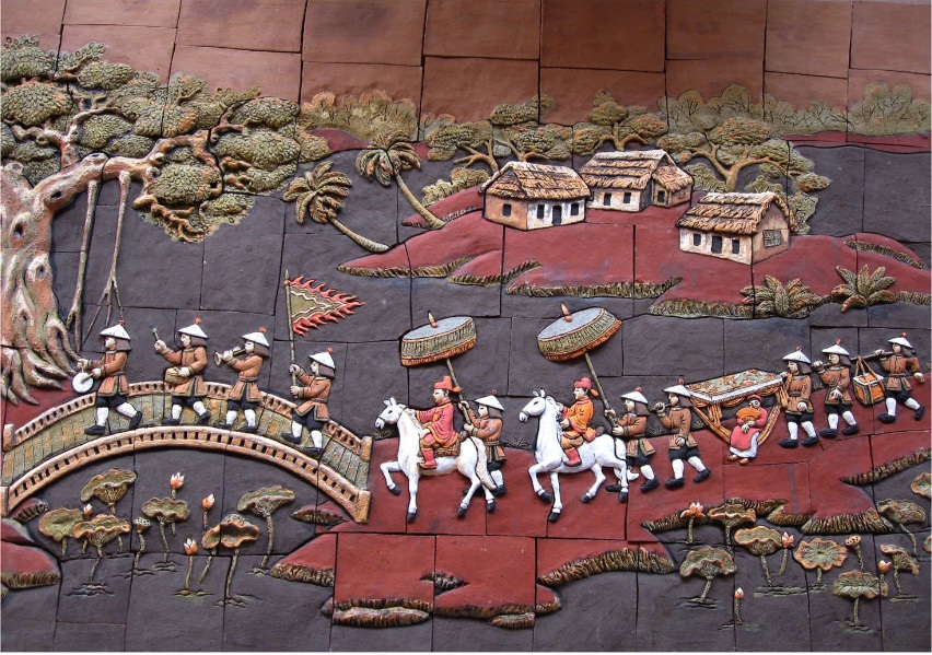 Vietnamese ceramic painting