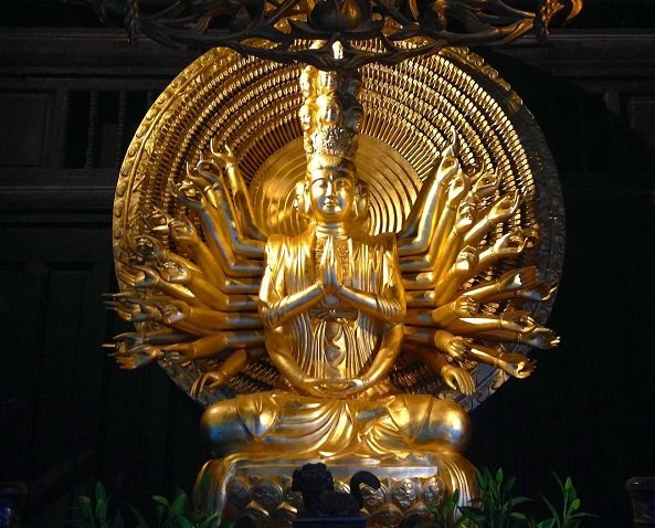 Buddha statue at Bai Dinh Pagoda Vietnam