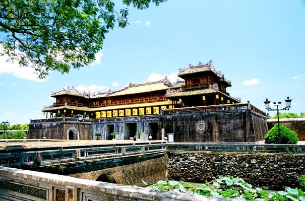 The imperial city of Hue in Vietnam