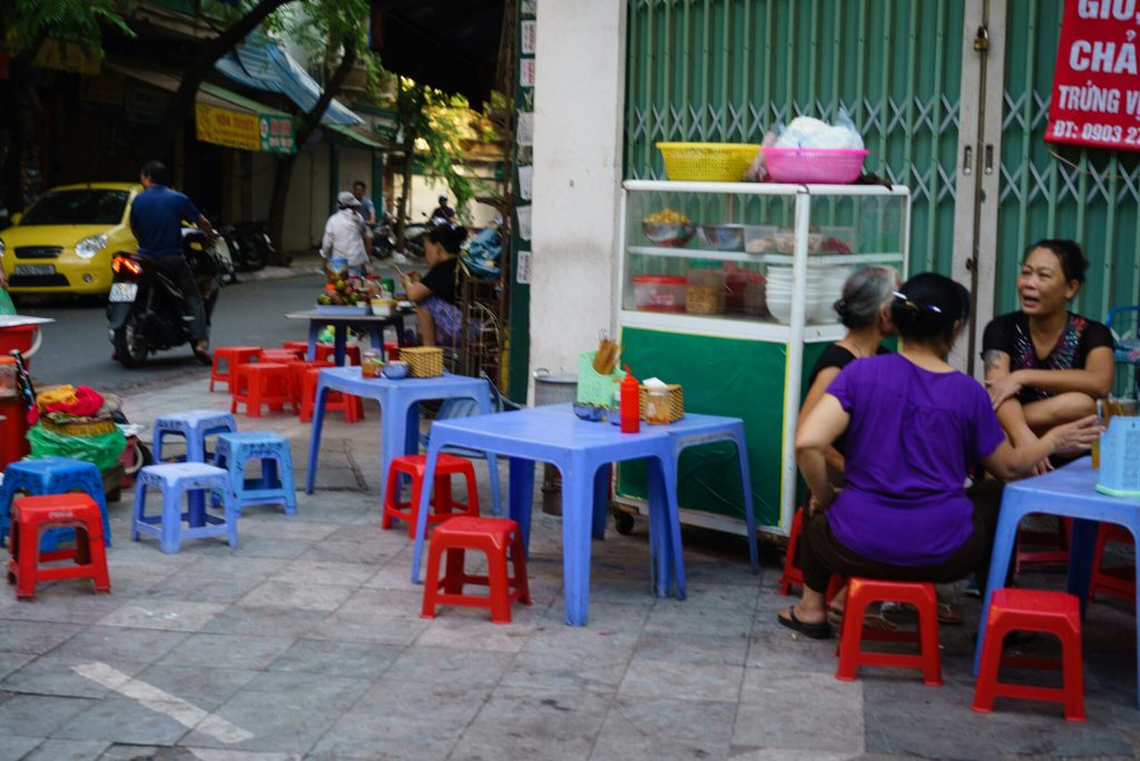 table chair street