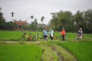 Bycicle in Lai Chu village Hue Vietnam