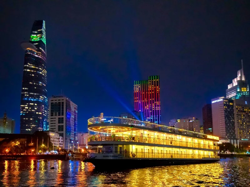 Saigon at night