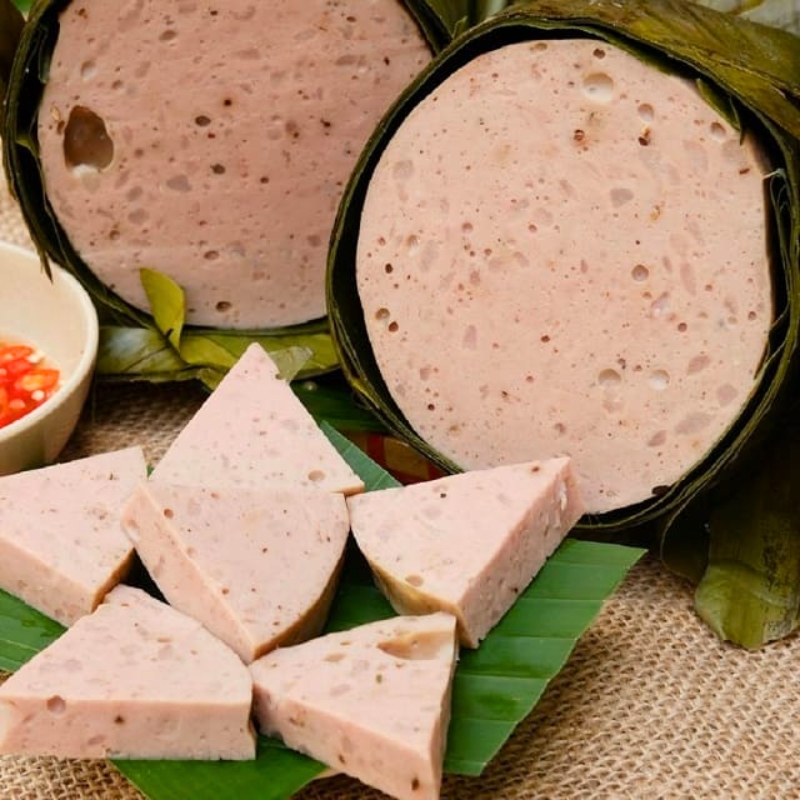 Gio lua (Mortadelle vietnamienne) plats du Têt au Vietnam