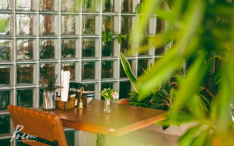 Prem Bistro's design easily soothes the mind after a stressful day