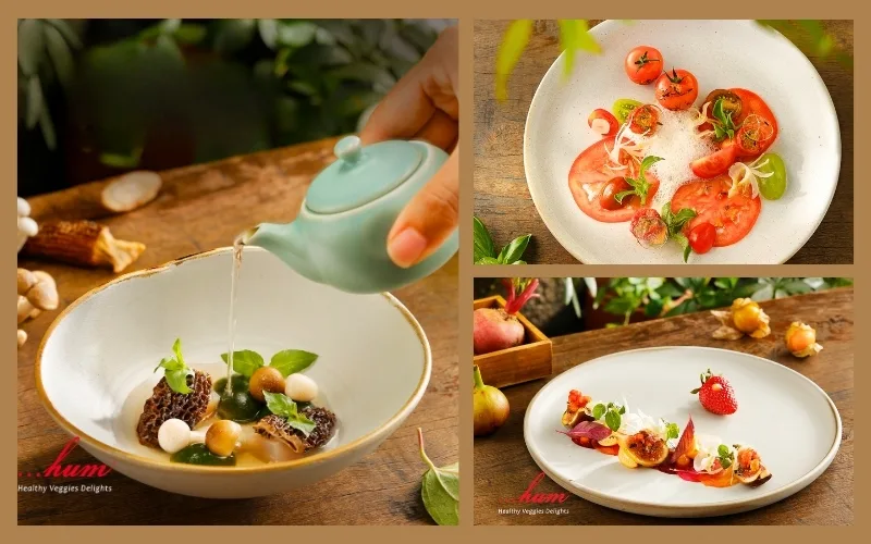 Hum's vegetarian menu is very diverse