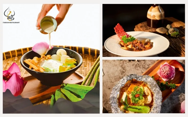 The vegetarian cuisine of Chay Tuệ is always appreciated for its quality, freshness, and rich flavors