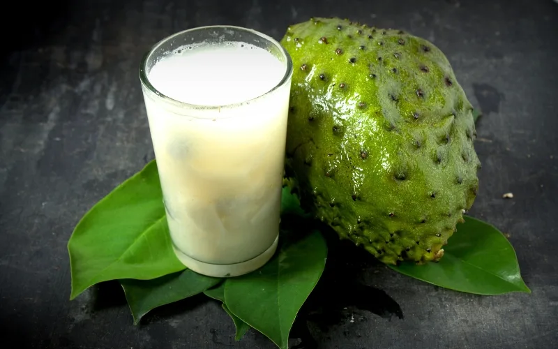 Vietnamese smoothie with soursop, creamy and refreshing, ideal for hot days