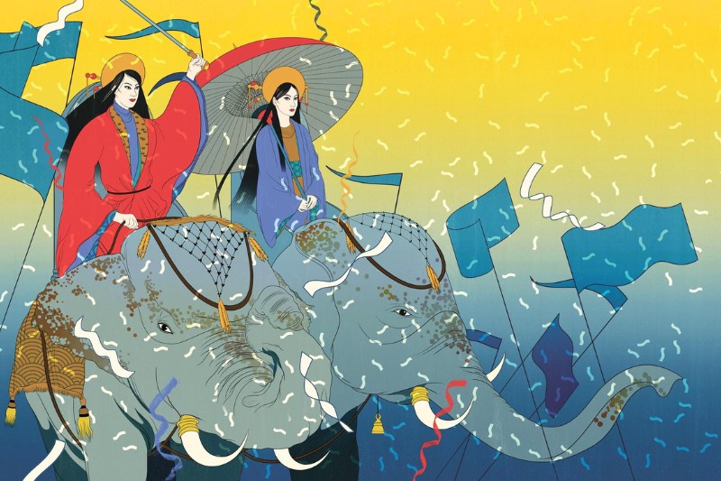 Les sœurs Trưng – héroïnes de la résistance vietnamienne contre la domination chinoise (40–43 apr. J.-C.)